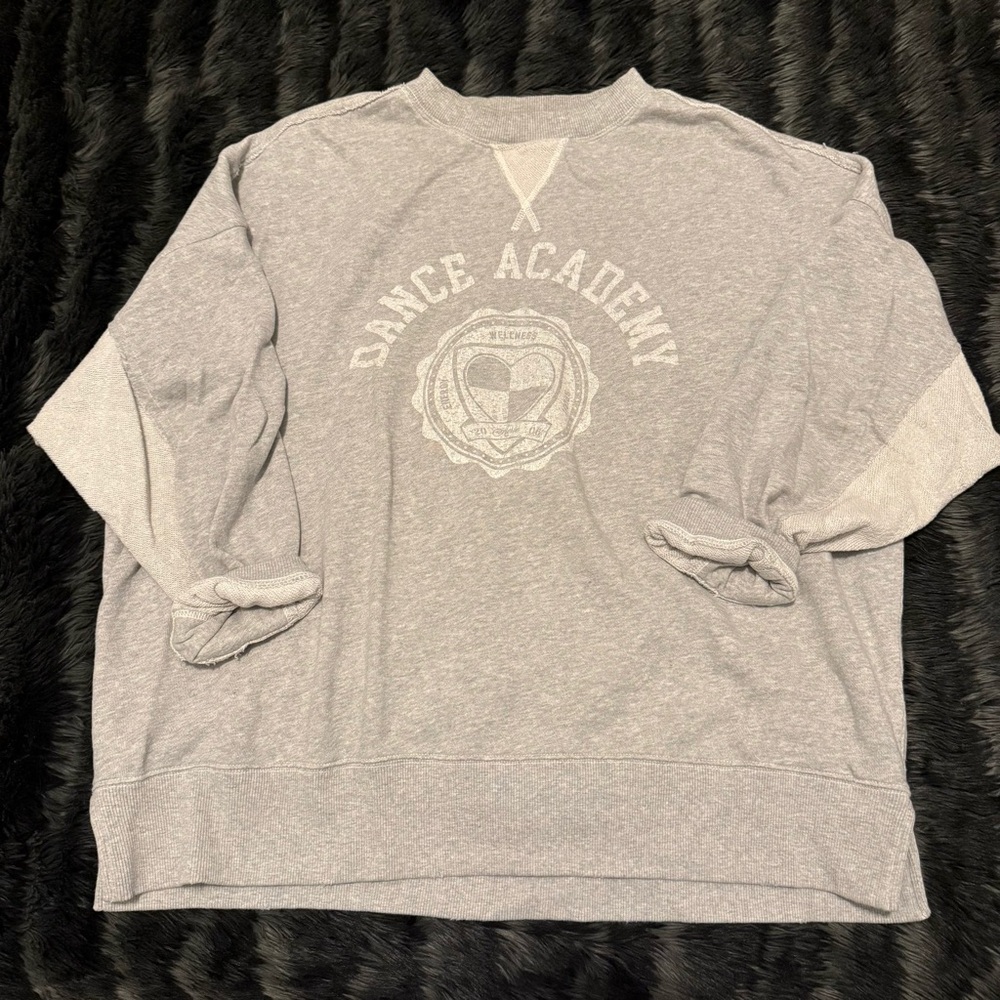 Gray Aerie Oversized Sweatshirt